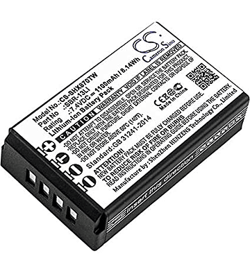 Standard Horizon SBR-13LI Batería Li-Ion 1800 mAH para Horizon HX870, HX870E