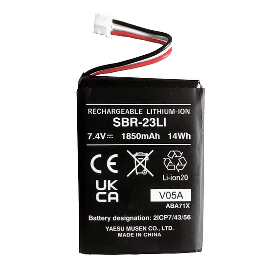 Standard Horizon SBR-23LI LI-ION battery / HX-210 HX-40