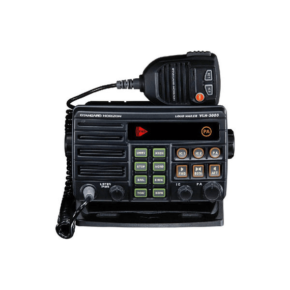 Standard Horizon Megáfono, VLH-3000, Dual Zone, 30 Watt