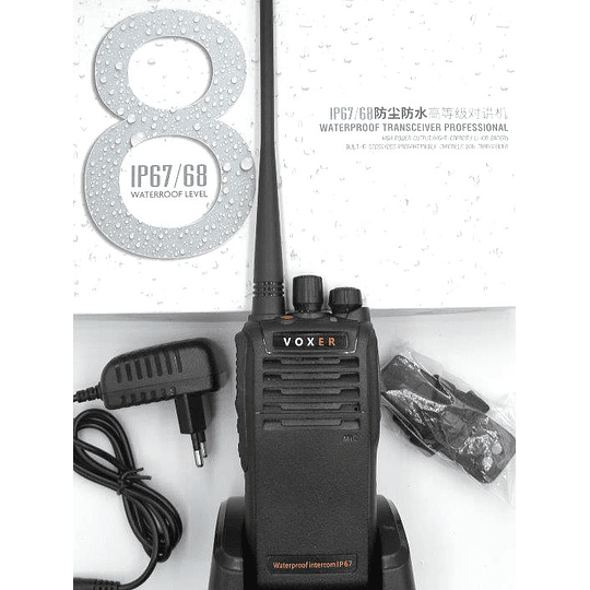 Wings IP67 UHF 400-480MHz 16CH Analogo 5W Radio Robusto Semi Profesional 