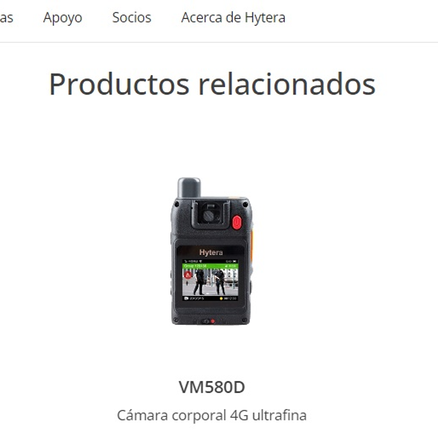 Hytera BP3001 Batería polímero de litio (3000 mAh) para Bodycam VM580D 2