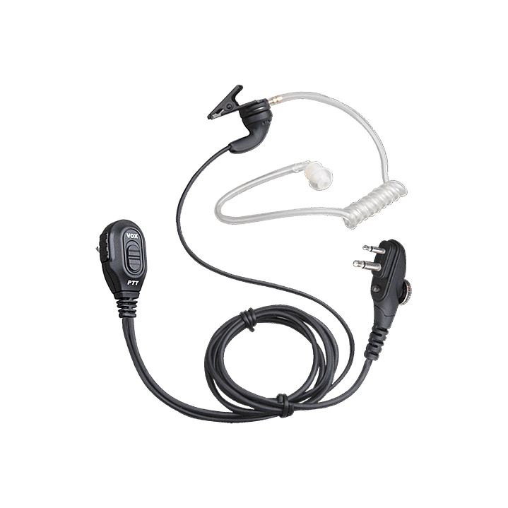 Hytera EAM12 Auricular con PTT y VOX integrados en el micrófono y tubo acústico transparente para BD506 TC-508 Precio con iva incluido