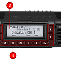 Kenwood NX-3820HGK UHF 450-520MHz 512CH Digital NXDN-DMR-Análo 45W Radio móvil GPS, Bluetooth, cancelación de ruido. Incluye micrófono, brackets de montaje y cables de alimentación