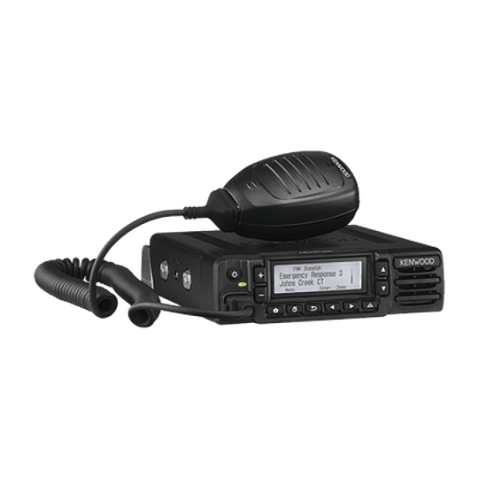 Kenwood NX-3820HGK UHF 450-520MHz 512CH Digital NXDN-DMR-Análo 45W Radio móvil GPS, Bluetooth, cancelación de ruido. Incluye micrófono, brackets de montaje y cables de alimentación