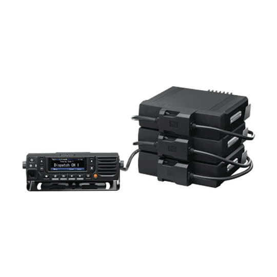 Kenwood NX-5700K VHF 136-174 MHz 1024CH NXDN-P25-DMR-Analógico 50W Radio móvil base digital Bluetooth, GPS, MicroSD