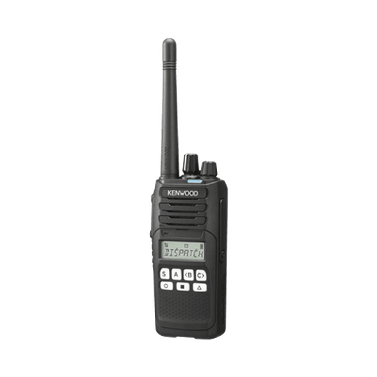 Kenwood NX-3220K2 ISC VHF 136-174 MHz 260CH Digital DMR o NXDN Intrínseco 5W Radio portátil análoga con pantalla y teclado medio, GPS, Bluetooth, IP67