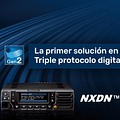 Kenwood NX-5400K2 UHF 700/800 MHz 1024CH Digital NXDN-P25-DMR-Analógico 3W Radio multiprotocolo con Bluetooth, GPS, MicroSD sin teclado numérico