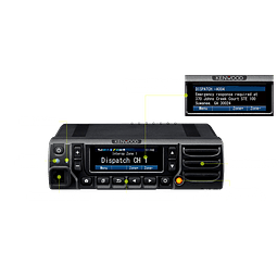 Kenwood NX-5900K UHF 700/800 MHz 1024CH Digital NXDN-P25-DMR-Analogico 30/35 W Radio móvil multiprotocolo con Bluetooth, GPS, MicroSD,  Accessories included