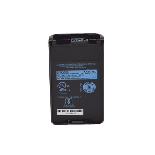 Kenwood KNB-79LCM Batería Li-Ion 2860mAh Intrínsecamente Segura p/serie NX-3000