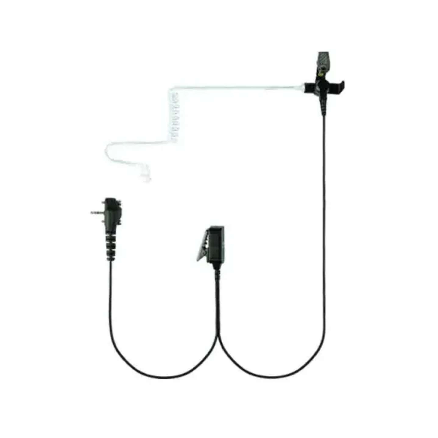 Motorola AAL83X501 audífono con tubo acústico transparente  con PTT manga tipo agente secreto MH-101A4B 1 Kit de vigilancia de cables para VX-261 VX-264 EVX-261