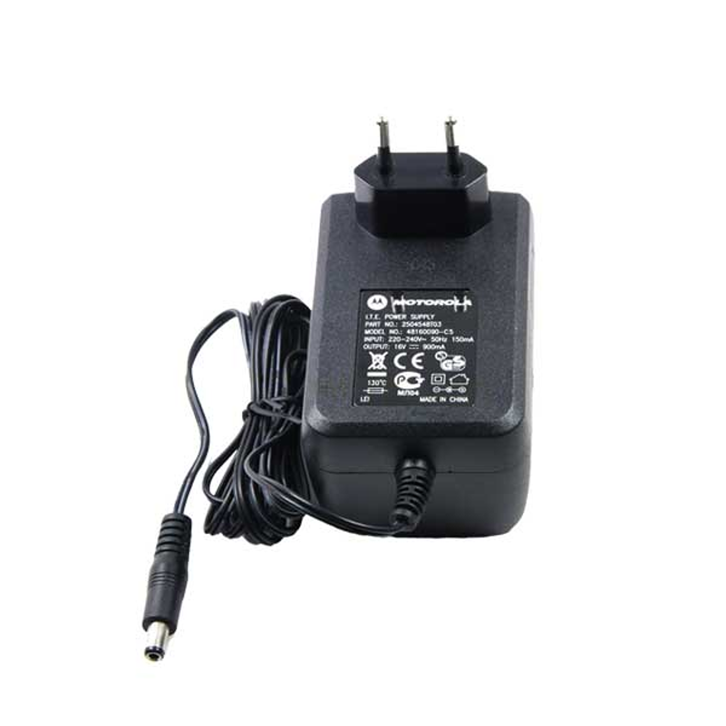 Motorola EPNN7991 Fuente de alimentación para cargador individual de carga rápida para EP450 DEP450 compatible con WPLN4137 (cuna de carga no incluida)