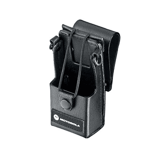 Motorola RLN5385 Estuche cuero con sujetador para cinturón giratorio de 7. 6 cm para EP450 DEP450