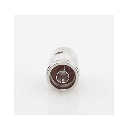 RFN-1002-1N Conector N Macho de Rosca en Cables con Conductor Central AWG-11 ó 13 tipo RG-213/U (8267), RG-214 (8268), RG-8/U (8237), Niquel/ Oro/ Teflón.