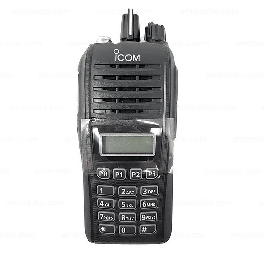 ICOM IC-F2000T 90 UHF 450-520 MHz 128CH Análogo 4W Radio con pantalla teclado completo DTMF (Dual Tone MultiFrequency), IP67, hombre caído y trabajador solitario