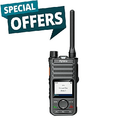 Hytera BP566 UHF2 450-520 MHz 256CH DMR Tier II 4W Security pack 30 unidades Radio Portátil Digital y análogo con pantalla