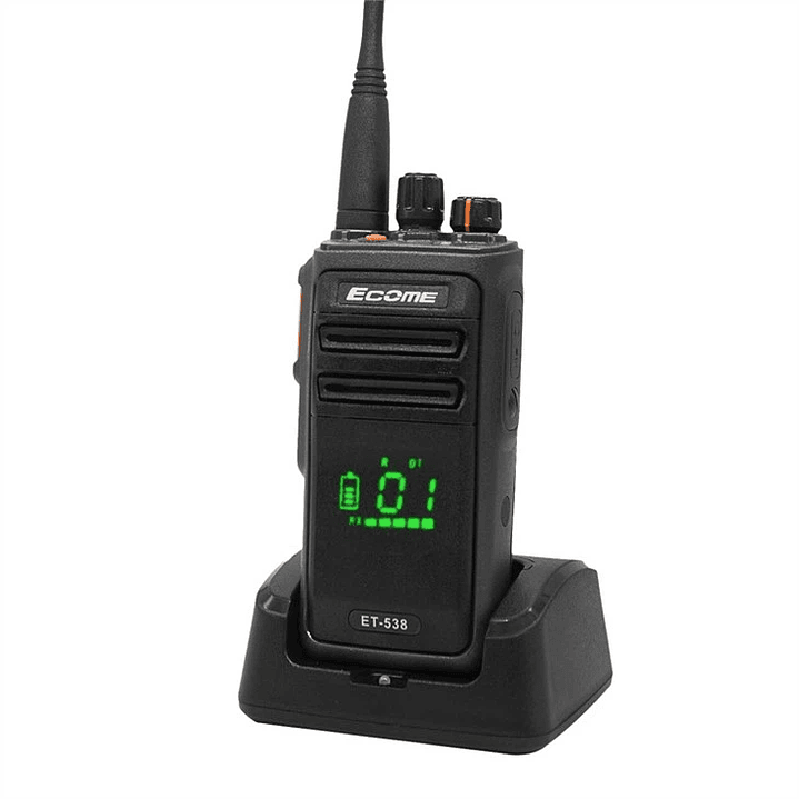 Maxcom MCX-538 VHF 136-174 MHz 128CH Analogo 5W Radio analogico con pantalla Led IP68 5