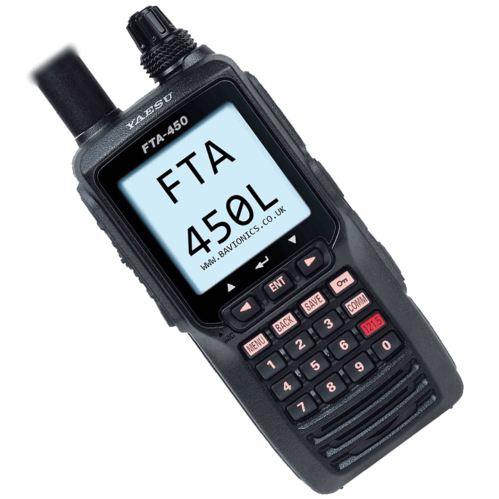 YAESU FTA-450L 200CH Radio para aviación con iconos intuitivos de fácil uso MIL-STD-810F IPX5 USB Precio con iva incluido 5