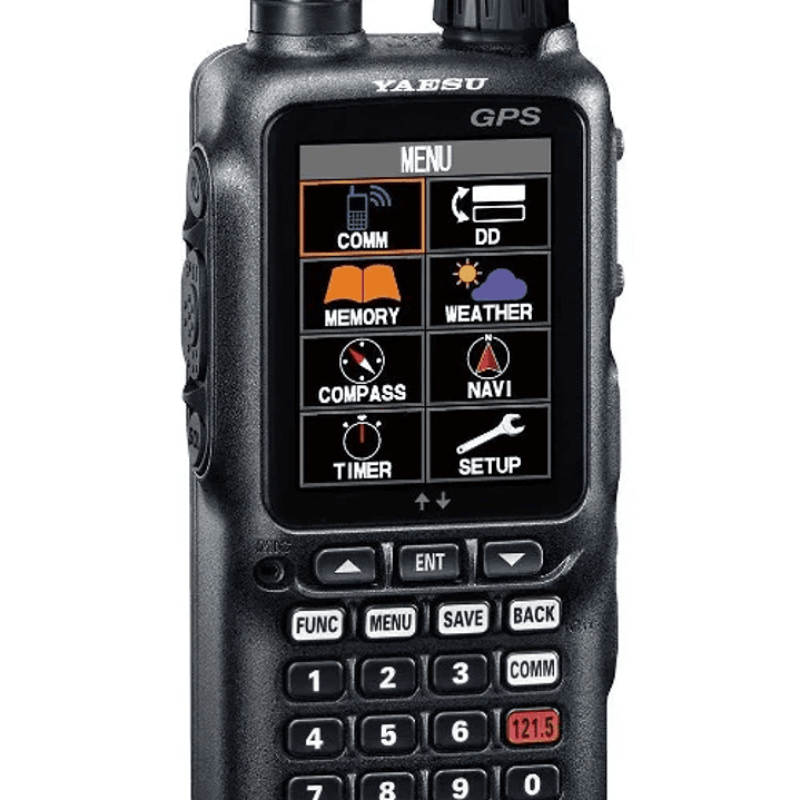 Yaesu FTA-850L 400CH 6W Radio de banda aérea IPX-5 MIL-STD-810H, receptor GPS WAAS integrado de 66 canales, pantalla de navegación ILS (localizador y senda de planeo) Bluetooth Precio con iva incluido 11