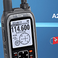 ICOM IC-A25N VHF 300CH 6W Radio de banda aérea potente (PEP) con GPS y Bluetooth® 