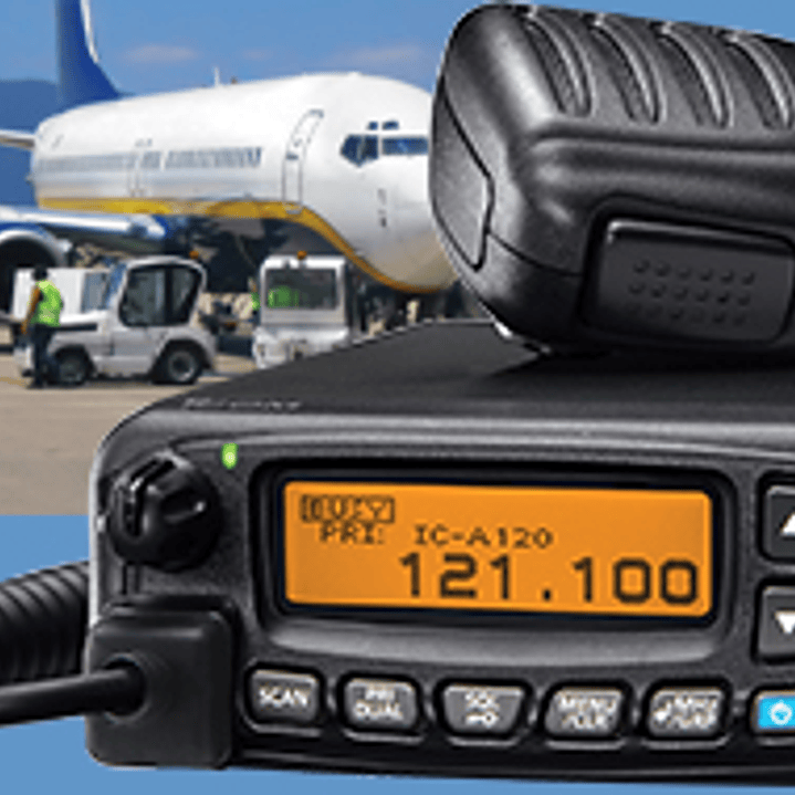 ICOM IC-A120 VHF 118.000-136.992 MHz 200CH 36W Radio móvil aéreo pantalla de matriz de puntos (A pedido por importación 4-6 semanas)  Precio con iva incluido 6