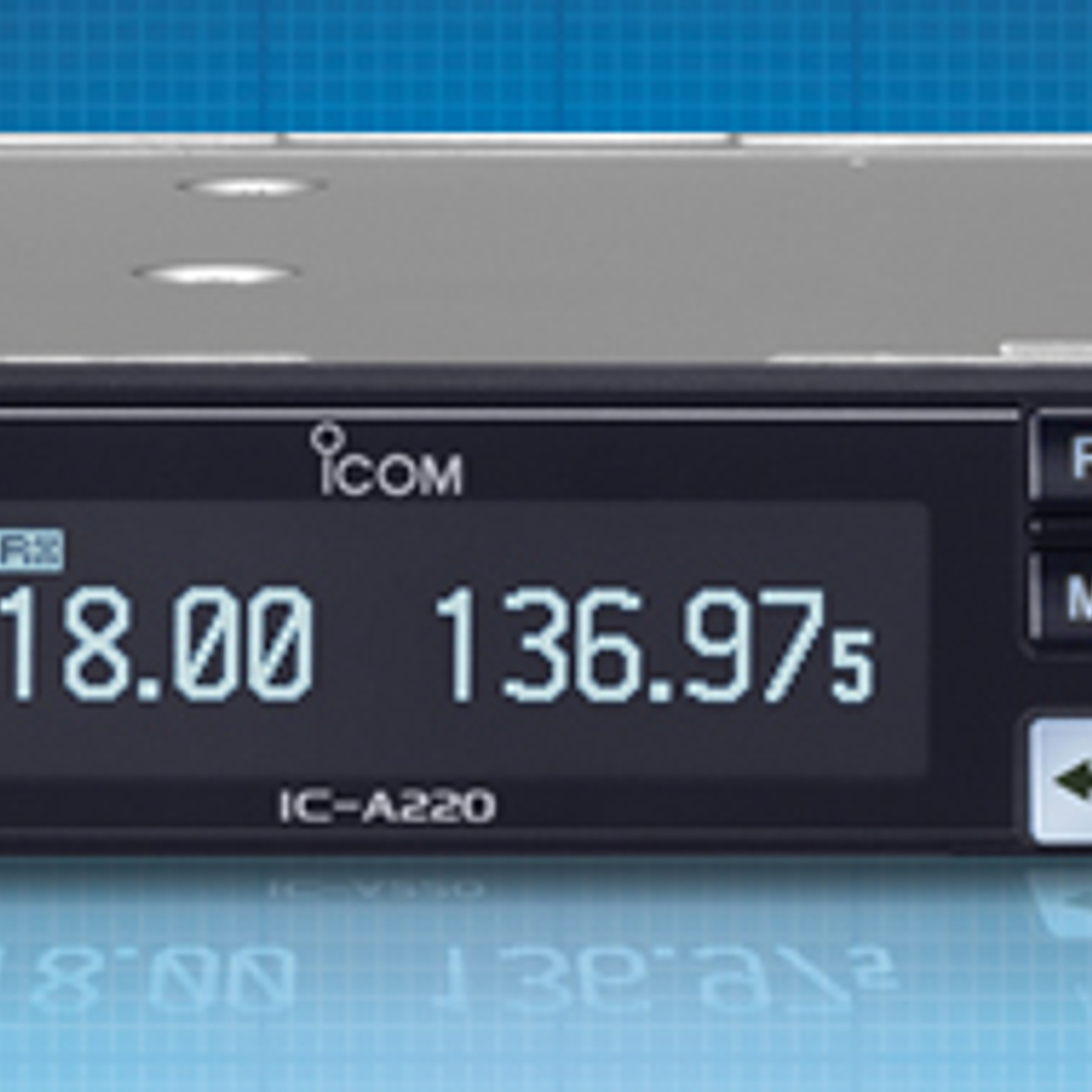 ICOM IC-A220M VHF 118.000 - 136.975 MHz 50CH 8W Radio móvil aéreo con kit de montaje MB-53 incluido 6