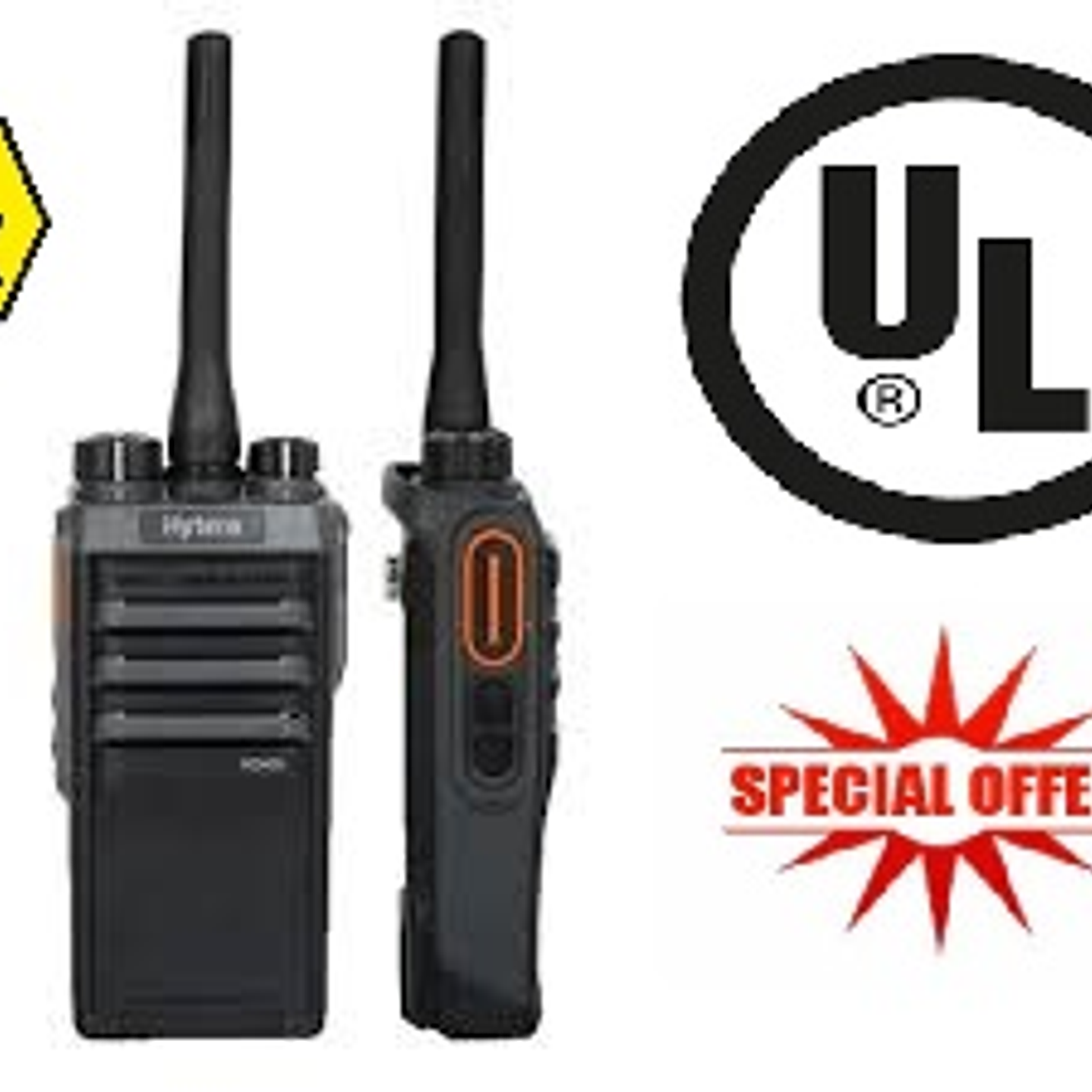 Hytera PD506 UL913 UHF1 410-480MHz 256CH DMR Tier II Intrínseco 4W Radio digital para ambientes explosivos e Industrias de Gas y Petróleo Fácil de utilizar e implementar 1