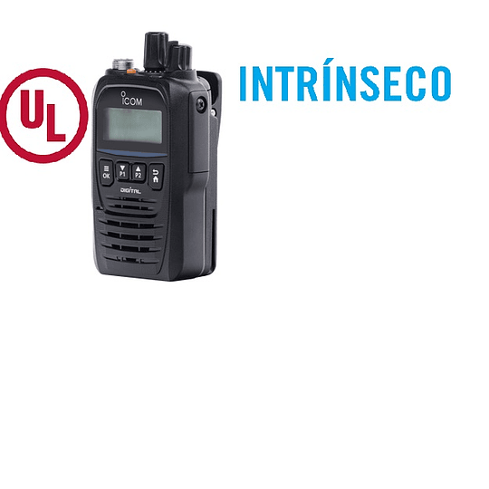 ICOM IC-F52D UL VHF 136-174 MHz 512 canales Digital IDAS™ Intrinsically safe 5W Radio Approved UL Classifications Intrinsically safe