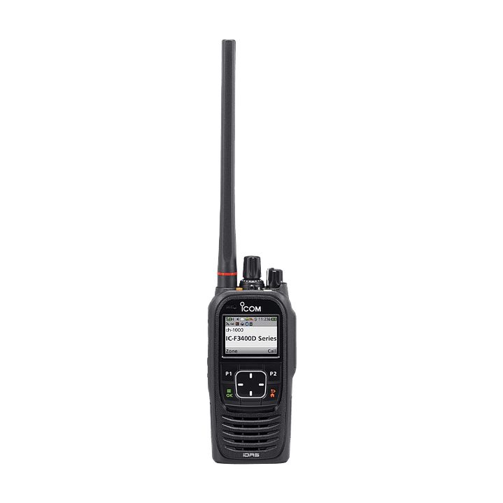 ICOM IC-F3400DS VHF 136–174 MHz 1024CH Digital IDAS™ NXDN dPMR 5W Radio digital Display with simple keypad IDAS™ te lleva a un nuevo nivel de “inteligencia” 1
