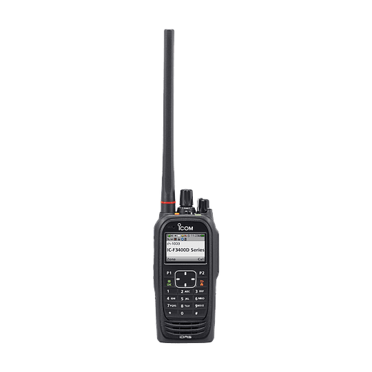 ICOM IC-F3400DT VHF 136–174 MHz 1024CH Digital IDAS™ NXDN dPMR 5W Radio digital Display with full DTMF keypad IDAS™ te lleva a un nuevo nivel de “inteligencia”