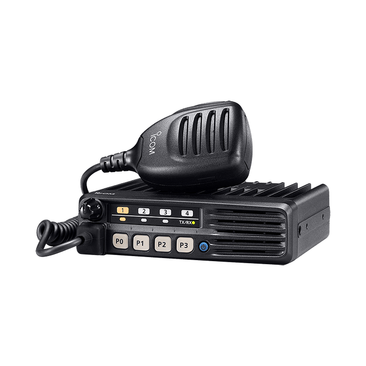 ICOM IC-F6013 UHF2 450-520 MHz 8CH Análogo 50W Radio Móvil Incluye micrófono, cable de corriente y bracket 1