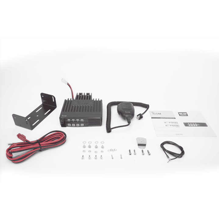 ICOM IC-F6013 UHF2 450-520 MHz 8CH Análogo 50W Radio Móvil Incluye micrófono, cable de corriente y bracket 11