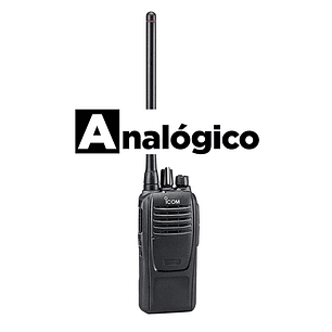 ICOM IC-F1000E VHF 136-174MHz 16CH 5W Radio análogico con funcion de hombre caído y trabajador solitario, calificación IP67 protección estanca al polvo y al agua, sin pantalla