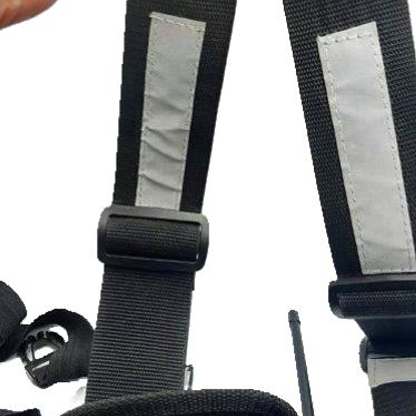 Pechera Universal con bolsillo para equipo de radio de doble seguridad  y bolsillo multiuso con reflectantes  12