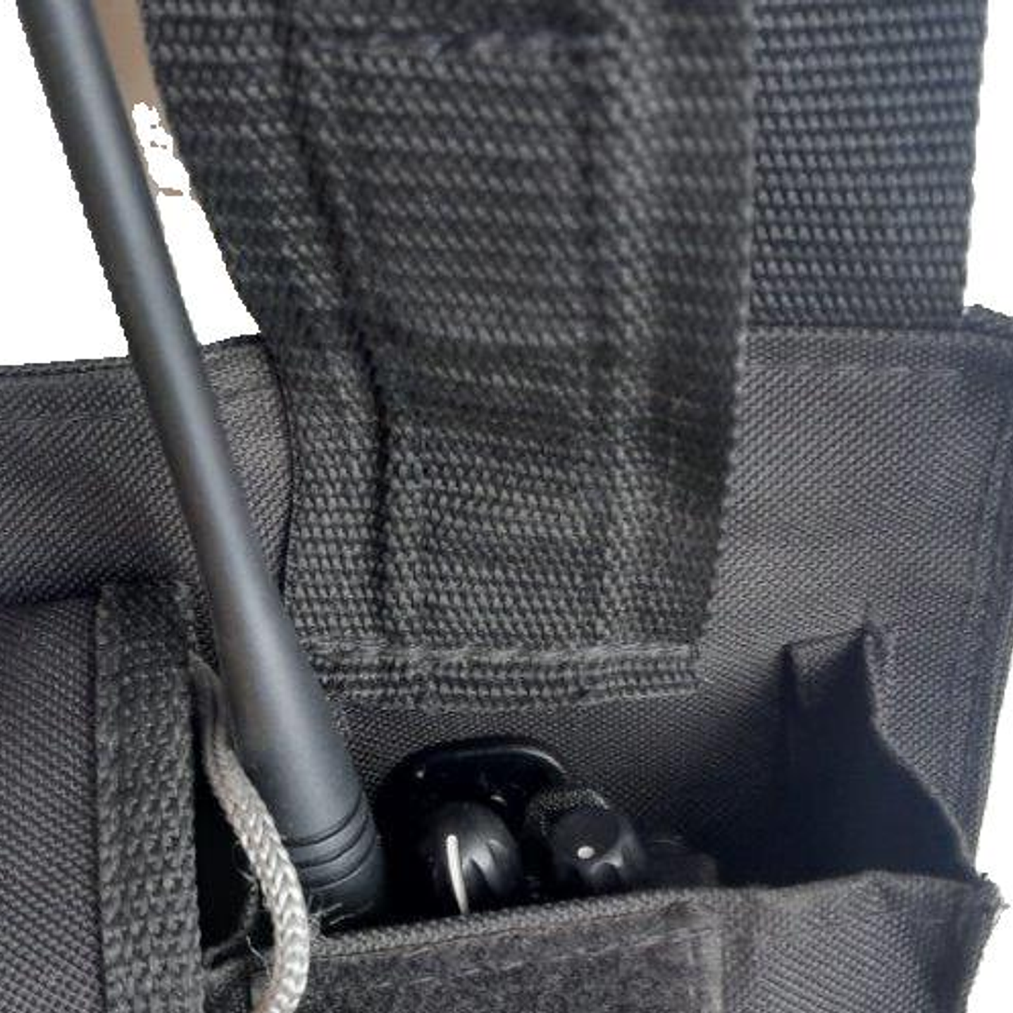Pechera Universal con bolsillo para equipo de radio de doble seguridad  y bolsillo multiuso con reflectantes  20