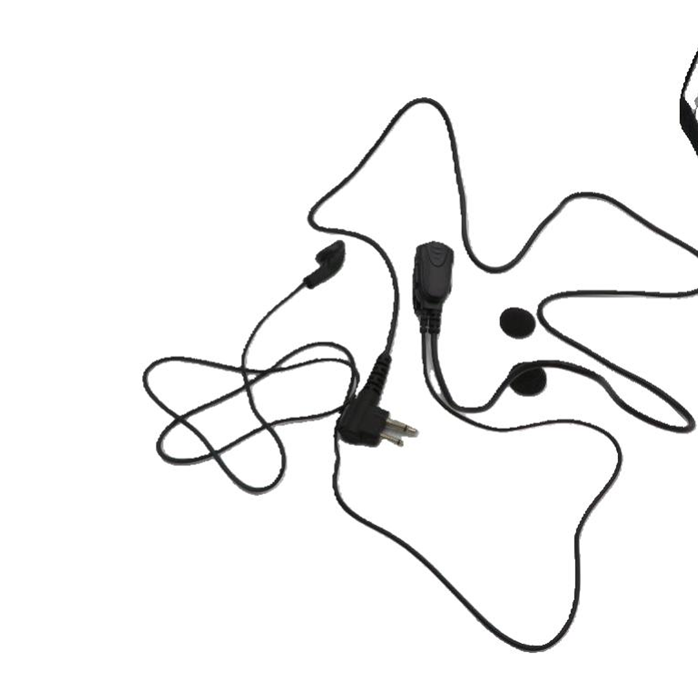 Genérico Auricular de un cable de 910 mm para Motorola de dos pines con PTT Vertex Standard Wings WP-67 Precio con iva incluido 2