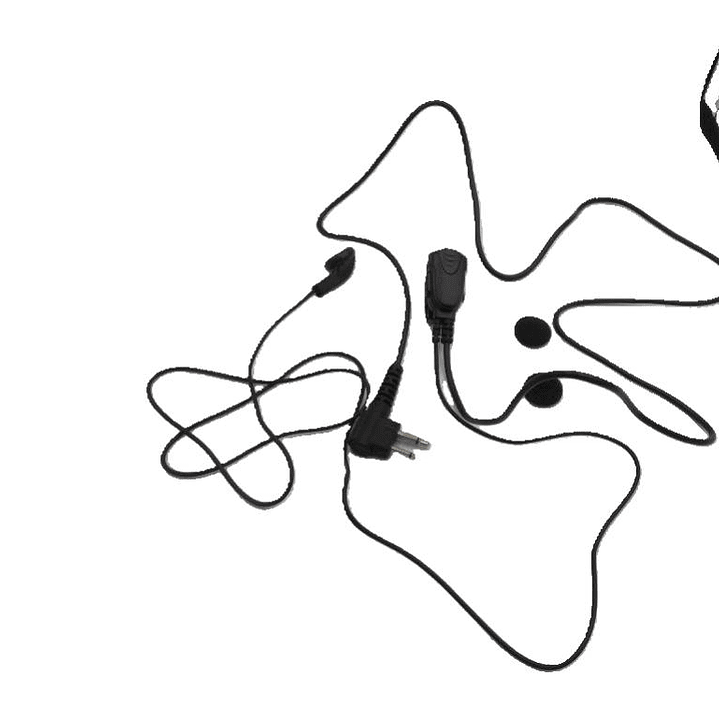 Genérico Auricular de un cable de 910 mm para Motorola de dos pines con PTT Vertex Standard Wings WP-67 Precio con iva incluido 2