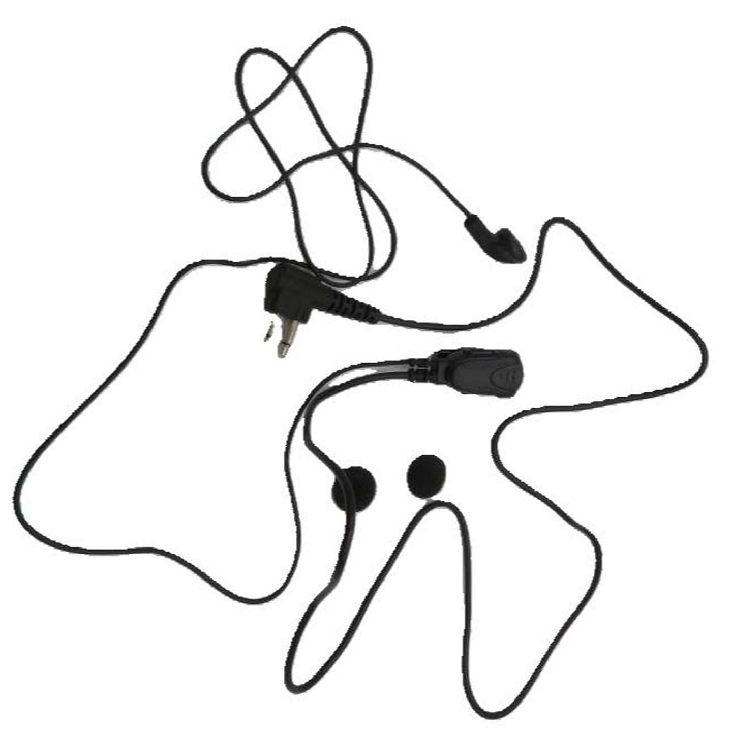 Genérico Auricular de un cable de 910 mm para Motorola de dos pines con PTT Vertex Standard Wings WP-67 Precio con iva incluido 3