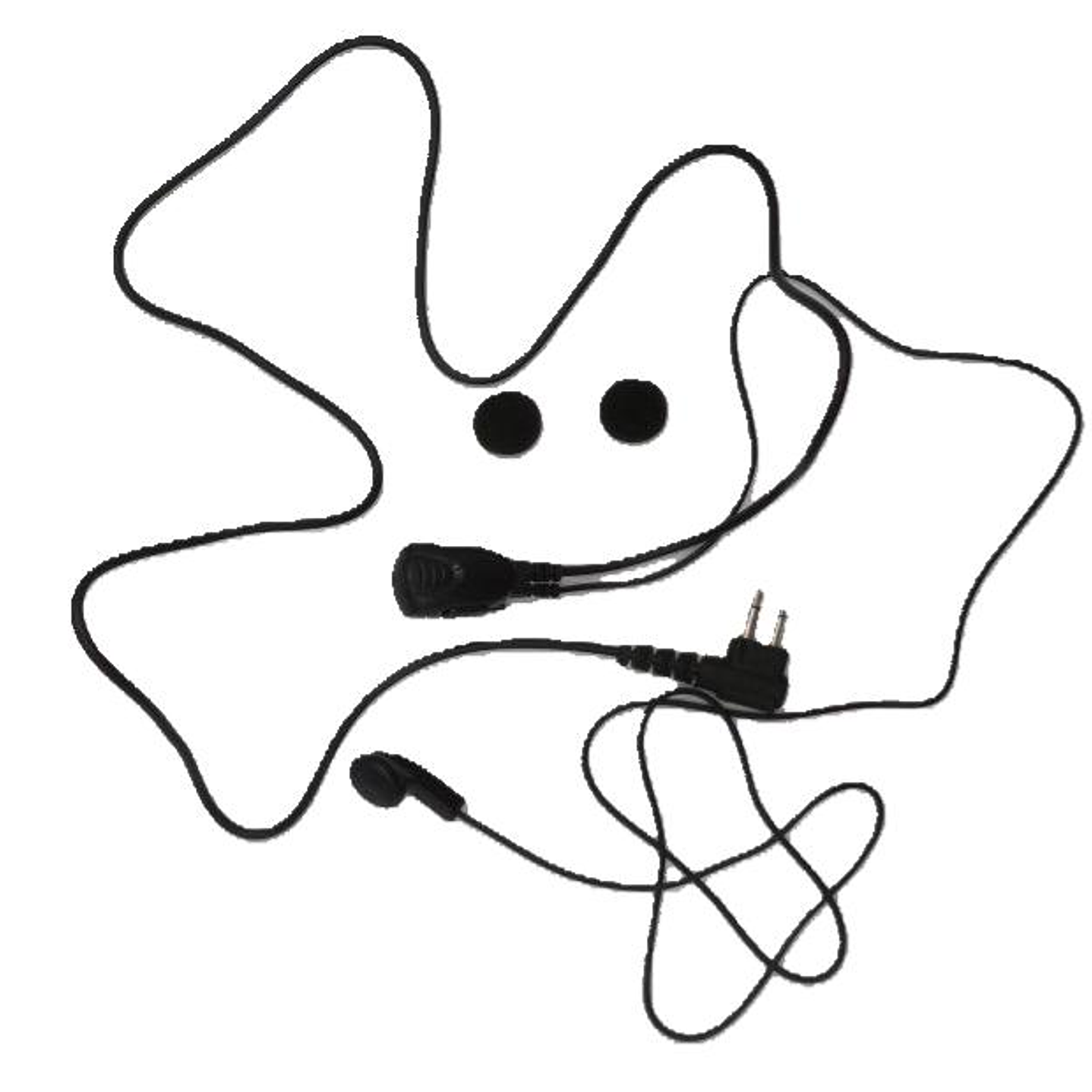 Genérico Auricular de un cable de 910 mm para Motorola de dos pines con PTT Vertex Standard Wings WP-67 Precio con iva incluido 4