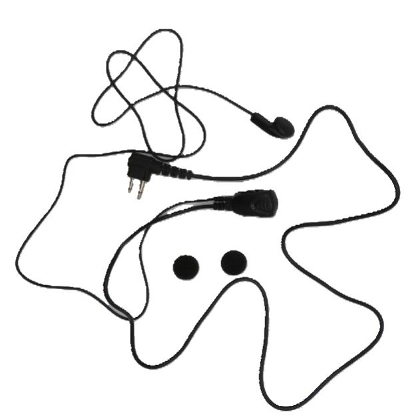 Genérico Auricular de un cable de 910 mm para Motorola de dos pines con PTT Vertex Standard Wings WP-67 Precio con iva incluido 5