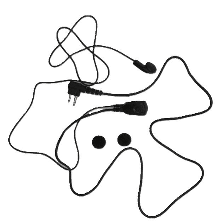 Genérico Auricular de un cable de 910 mm para Motorola de dos pines con PTT Vertex Standard Wings WP-67 Precio con iva incluido 5