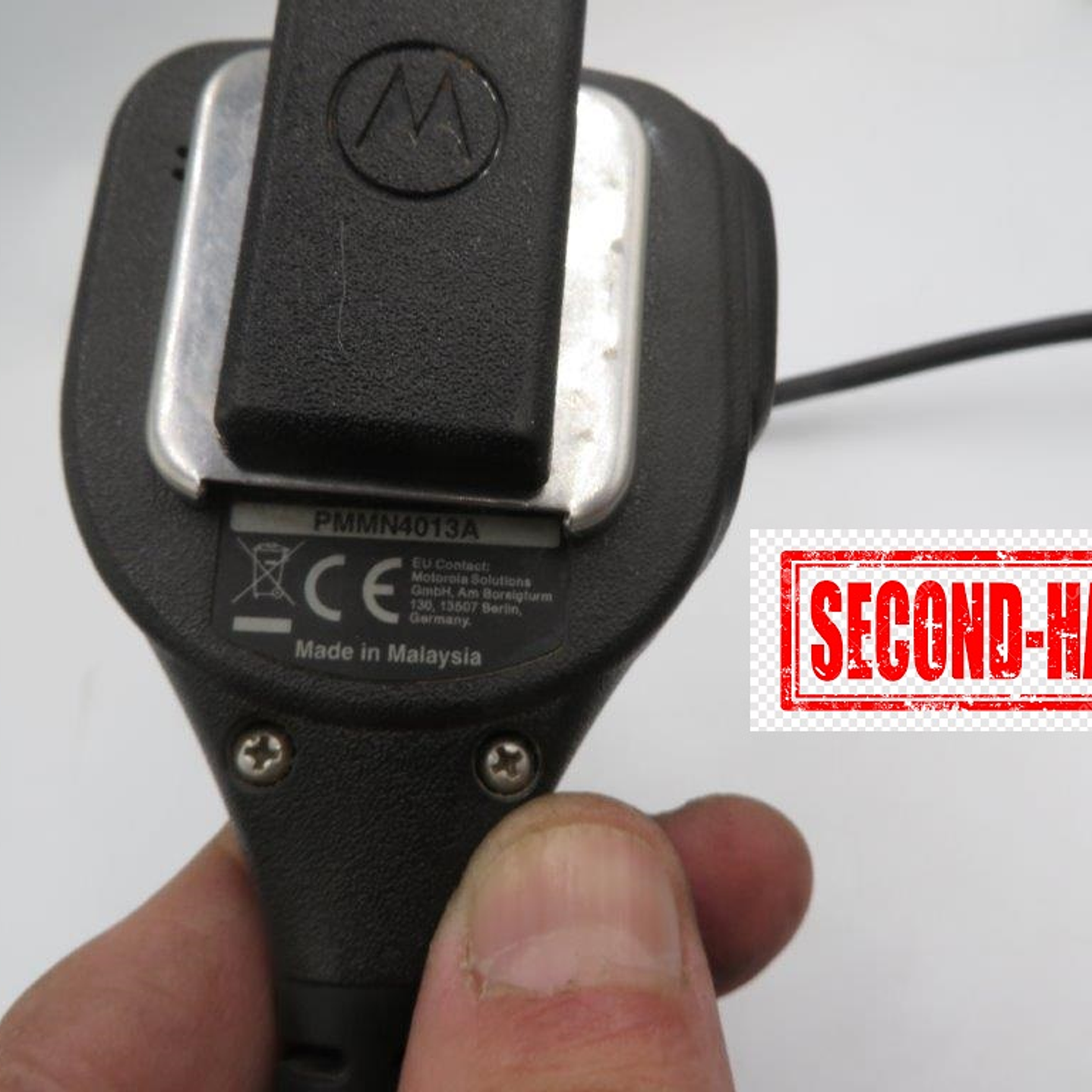 Motorola PMMN4013A Micrófono parlante remoto con conector para accesorio de audio, IP54 (USADO)  10