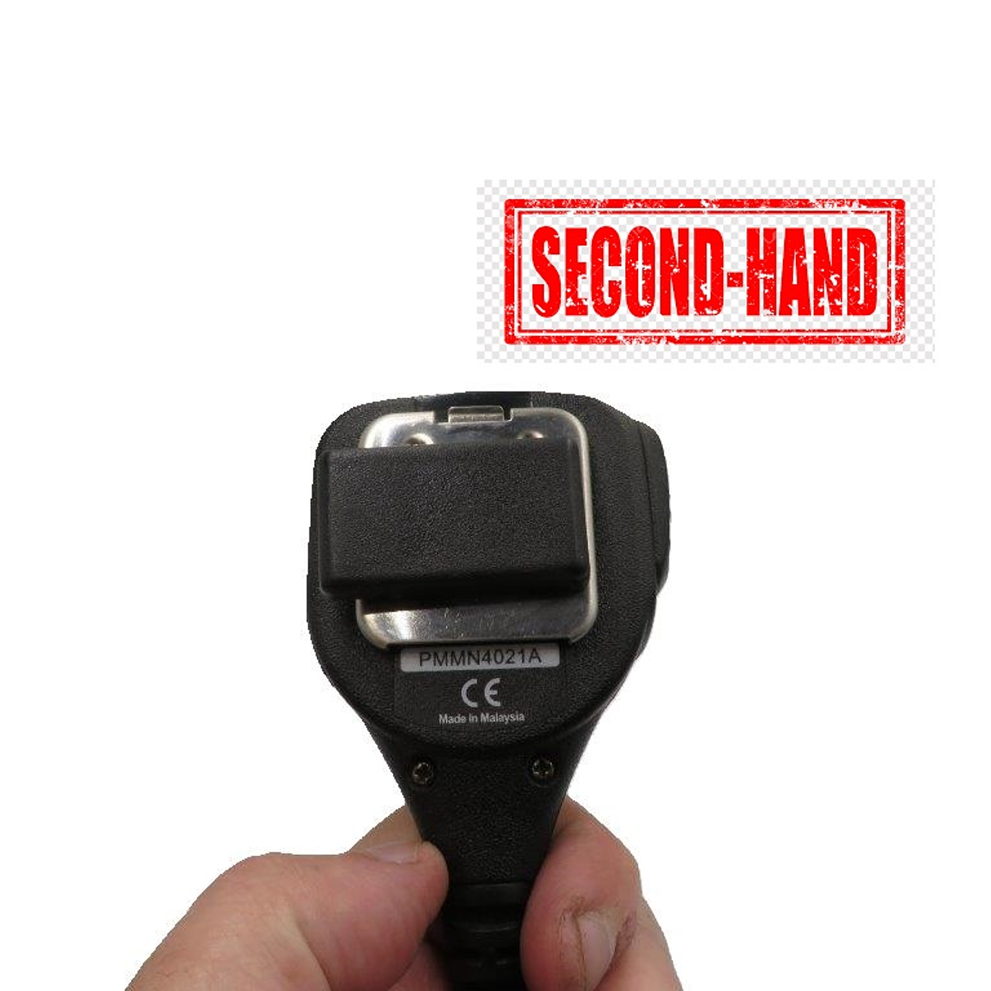 Motorola PMMN4013AG Micrófono parlante remoto con conector para accesorio de audio y clip de cinturón giratorio 360° , IP54 para EP450 DEP450 (USADO) 3