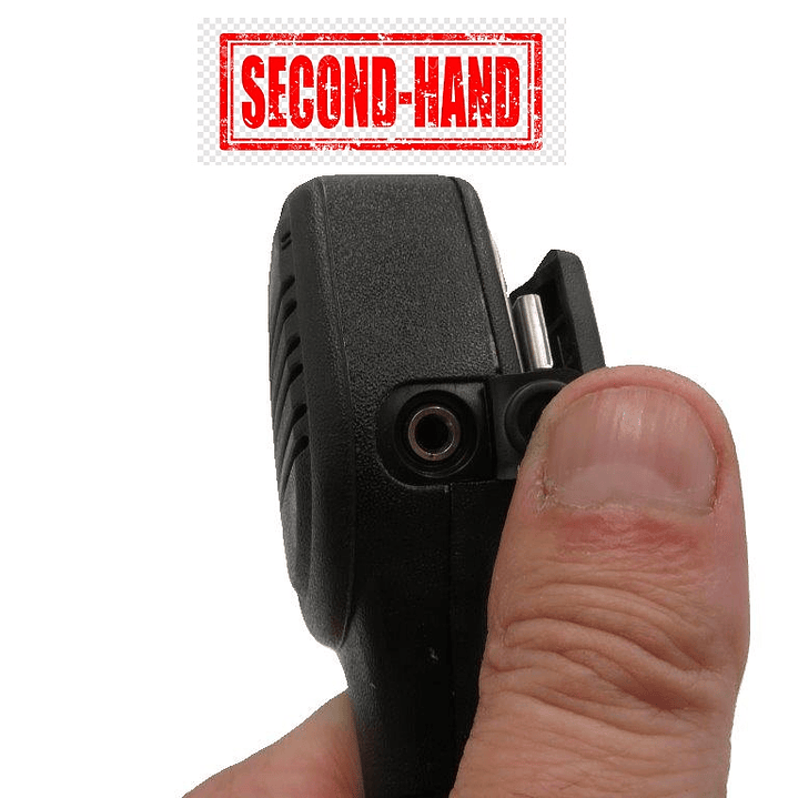 Motorola PMMN4013AG Micrófono parlante remoto con conector para accesorio de audio y clip de cinturón giratorio 360° , IP54 para EP450 DEP450 (USADO) 7