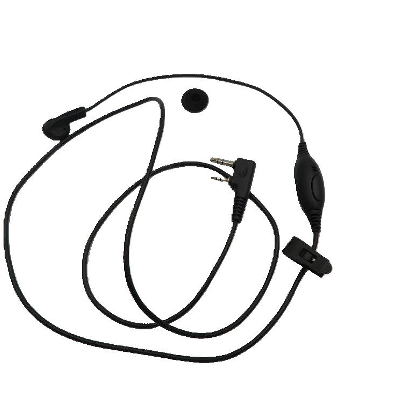 E1326-K2 Audifono de 1 cable de 1160mm con conector para Kenwood Wouxun WLN Wings INRICO 1