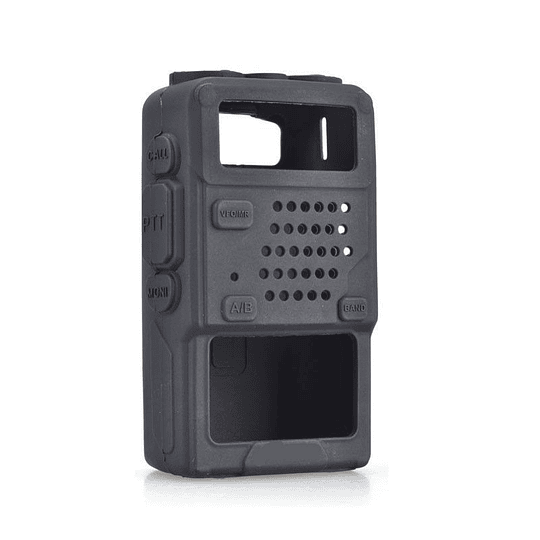 RCUV5R Rubber case for baofeng UV-5R de color negro