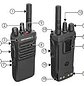 Motorola R7 MOTOTRBO™ Enable UHF 400-527MHz 64CH DMR 4W Radio portátil digital  Non display NKP R7 Non-Display Enable (ex DGP8050e)Precio con iva incluido - Miniatura 5