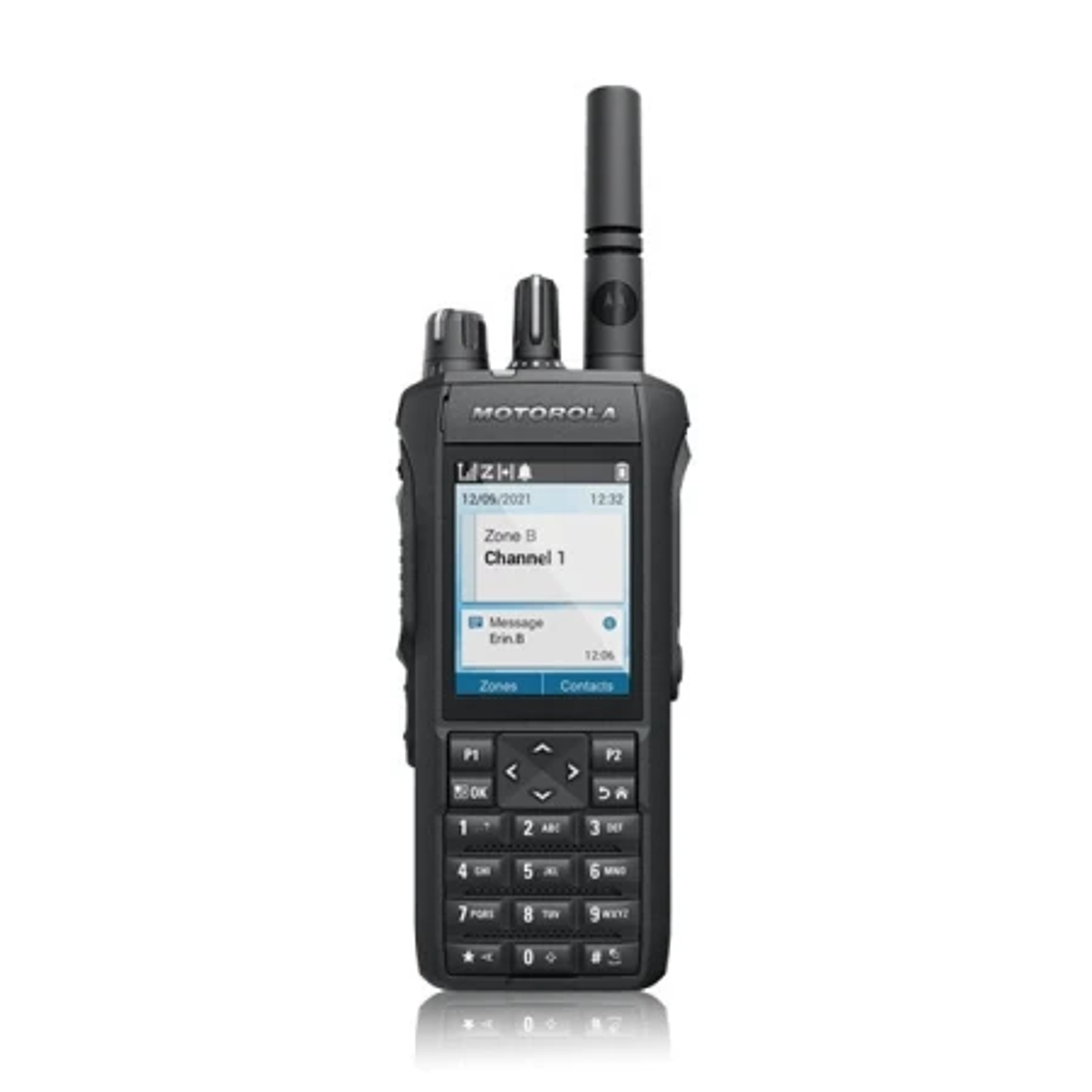 Motorola R7 MOTOTRBO™ Capable UHF1 UHF2 400-527 Mhz 1000CH Digital y Analogo 4W Radio digital FKP con pantalla y teclado completo El Poder de Ser Escuchado 5