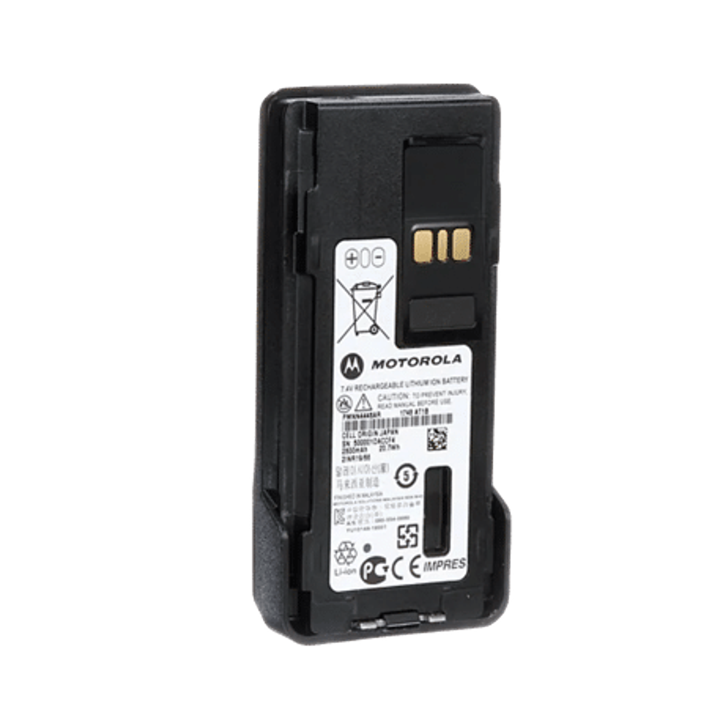 Motorola PMNN4448 Batería sumergible impres Hi-Cap Li-Ion 2800 MAH (IP67)  para DEP500/570e SL500e DGP5000/5000e 8000/8000e Precio con iva incluido 1