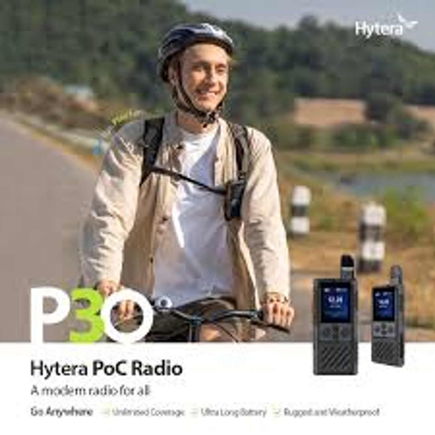 Hytera P30 Radio PoC GPS LTE portátil con licencia PoC Hytera y licencia despachador durante 13 meses (Solo para Simcard M2M Entel) 7