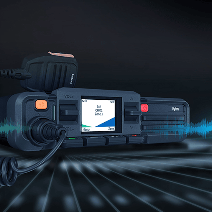 Hytera HM686LGPS Bluetooth VHF 136-174 Mhz 512CH DMR Tier II Analogico 25W Radio móvil digital profesional Low Power 5/25W LCD screen Precio con iva incluido 6